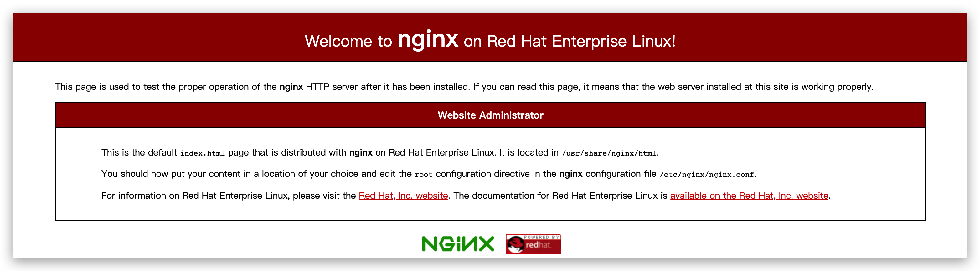 Nginx 默认界面